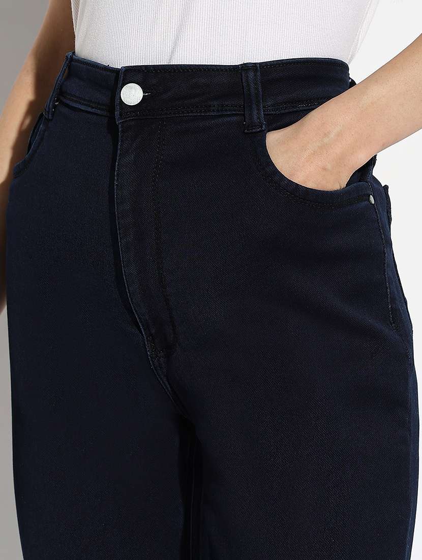 women solid high rise slim jeans - 21562712 -  Standard Image - 5