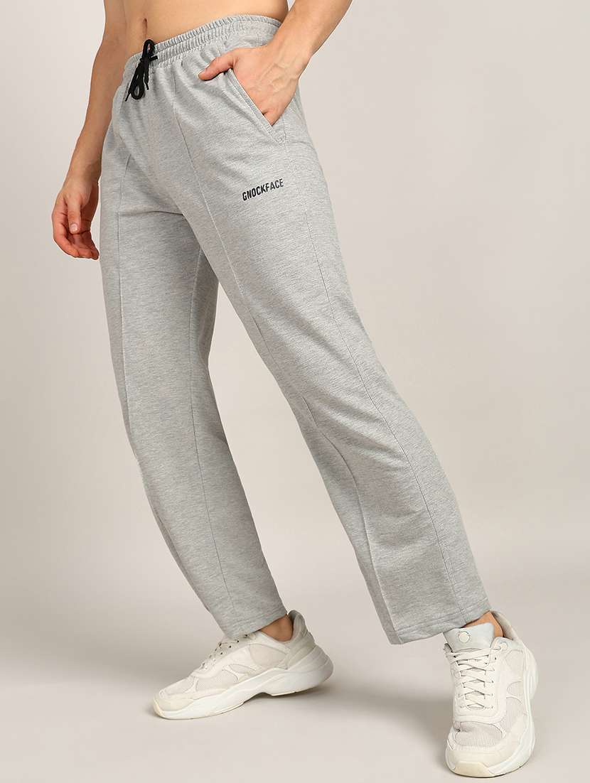 men solid loose fit full length track pant - 21562860 -  Zoom Image - 0
