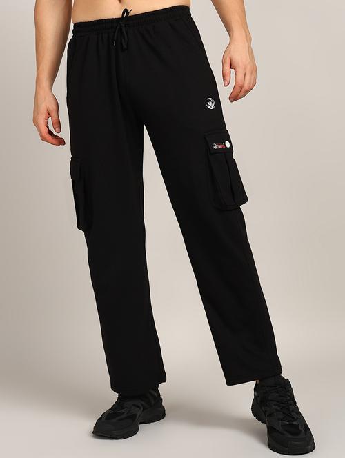 men solid loose fit cargo - 21562861 -  Standard Image - 0