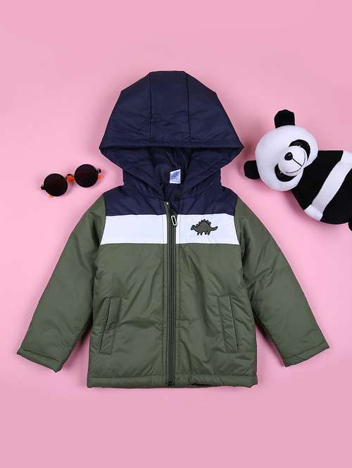 boys color block long sleeve bomber jacket - 21562875 -  Standard Image - 0