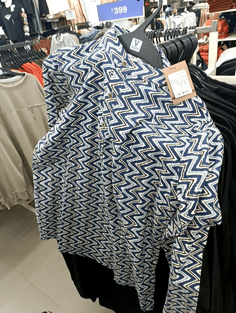 light blue cotton kurta - 21562909 - Zoom Image - 0