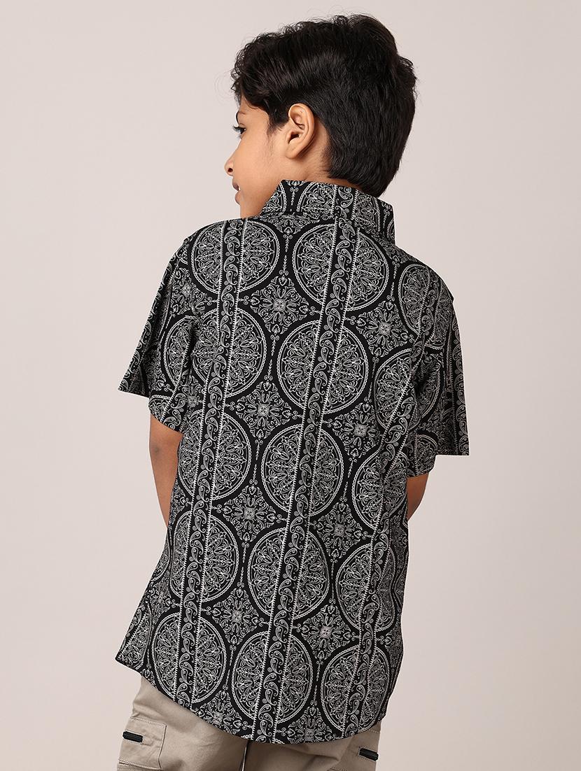boys short sleeves printed shirt - 21562935 - Standard Image - 3