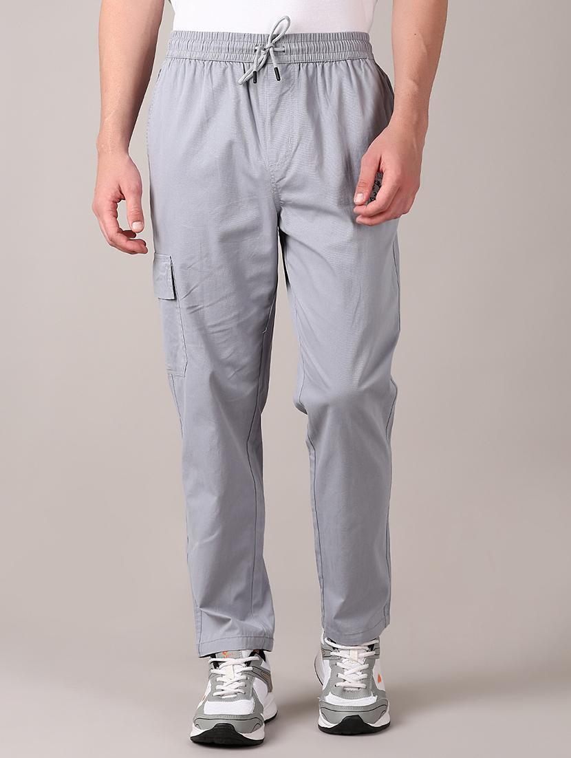 light grey twill cargos - 21562969 - Zoom Image - 0