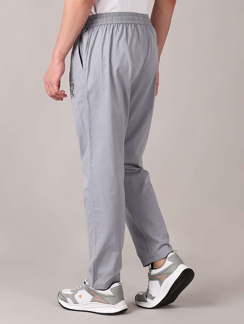 light grey twill cargos - 21562969 - Standard Image - 3