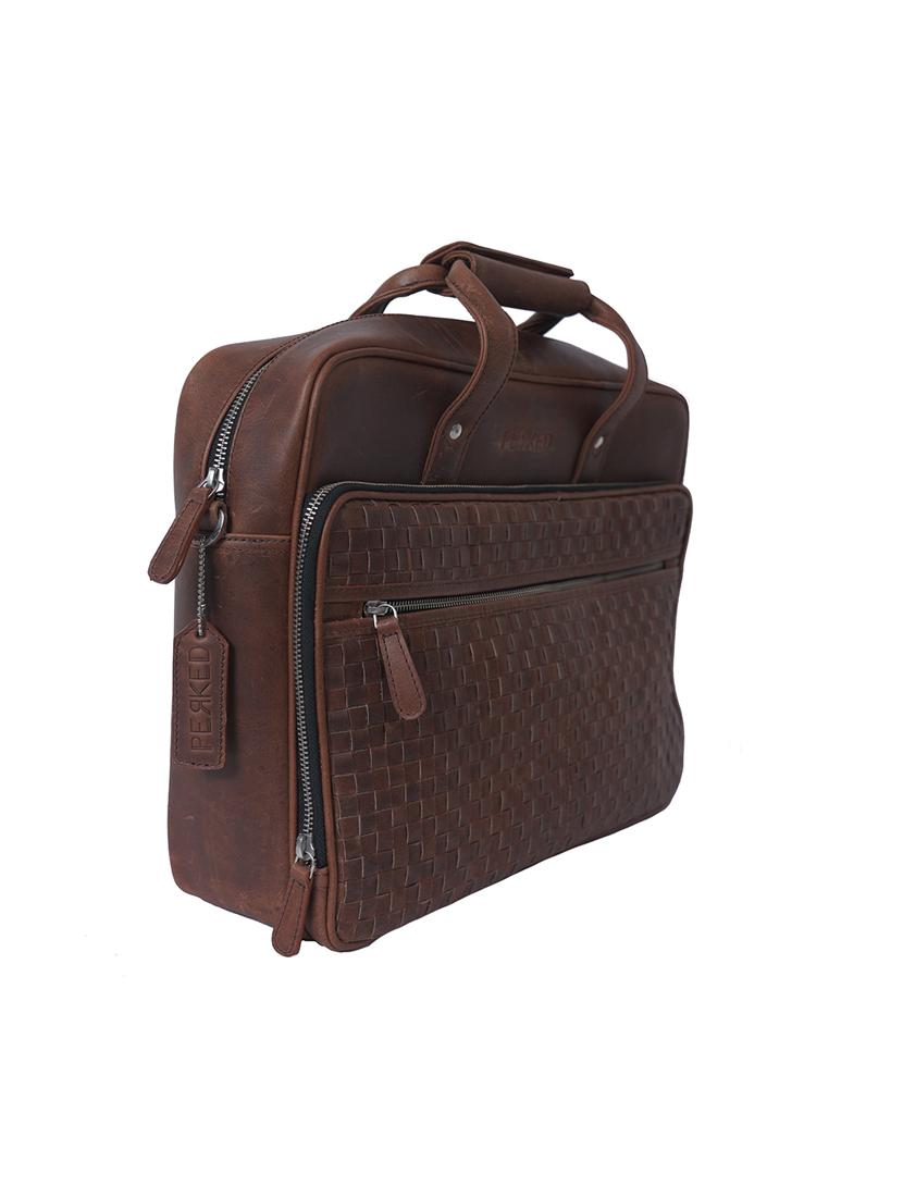 men brown laptopbag - 21563209 - Standard Image - 3