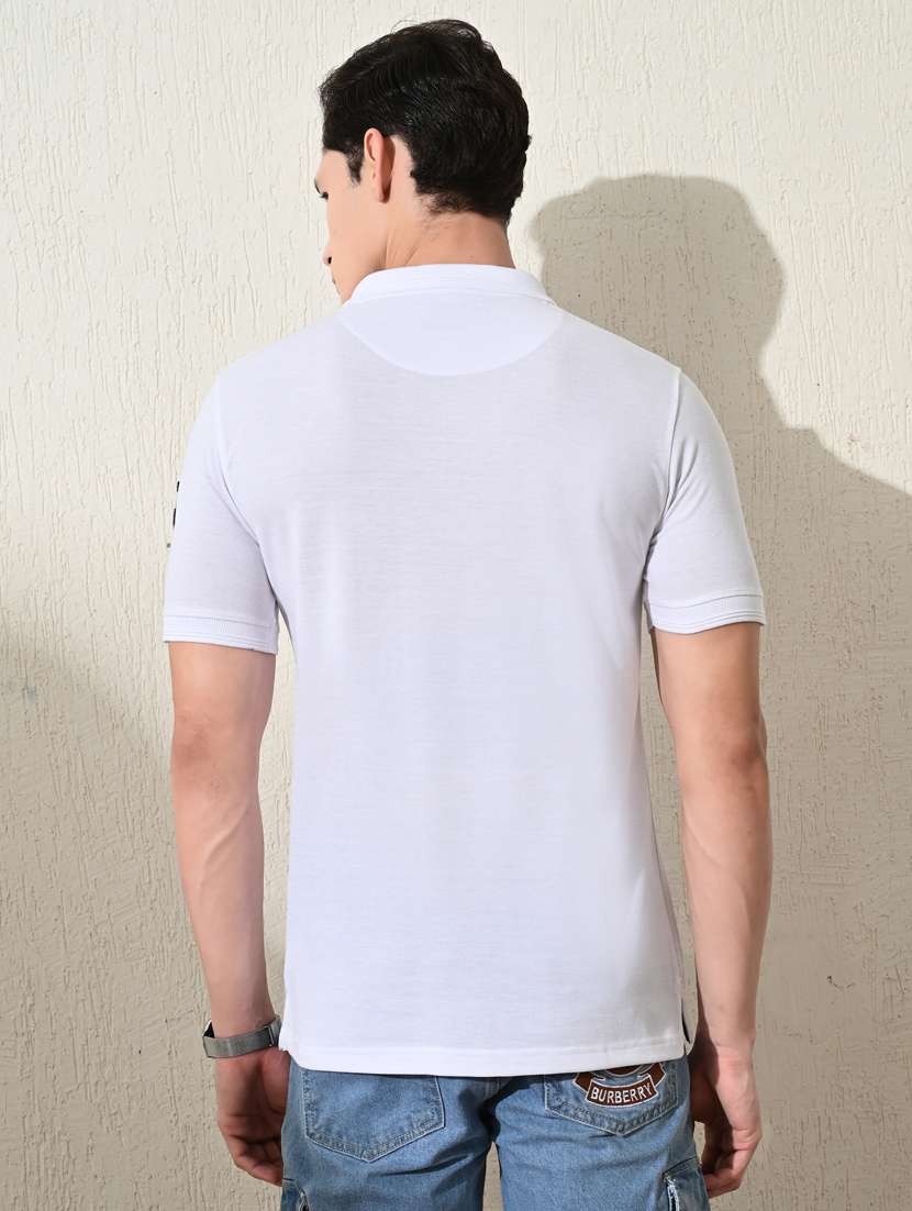 men short sleeves plain polo t-shirt - 21563493 -  Standard Image - 3