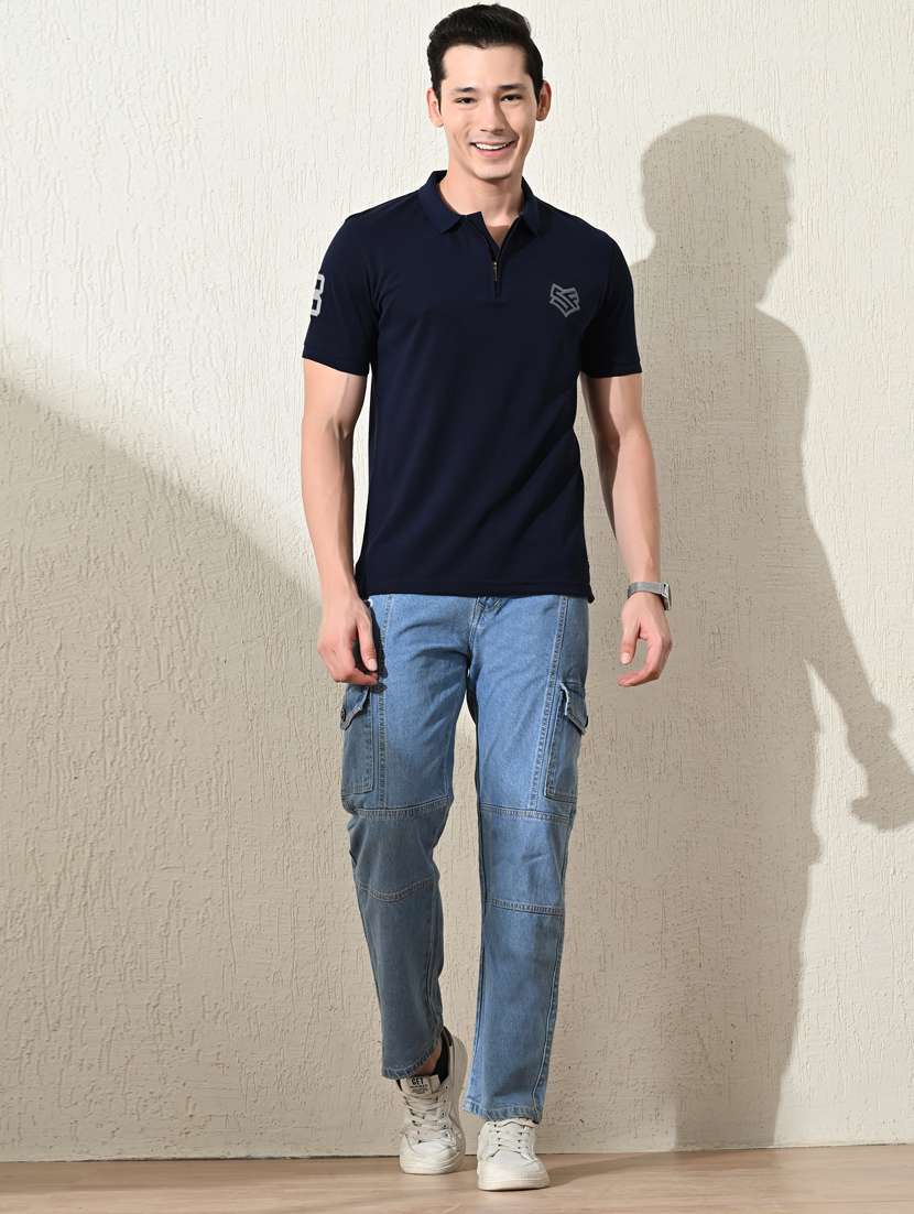 men short sleeves plain polo t-shirt - 21563496 -  Standard Image - 3