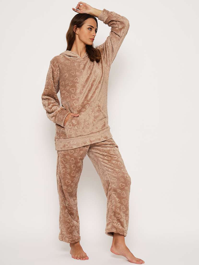 women long sleeve self-designed nightwear set - 21564078 -  Standard Image - 3