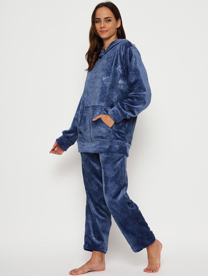 women long sleeve self-designed nightwear set - 21564079 - Standard Image - 3