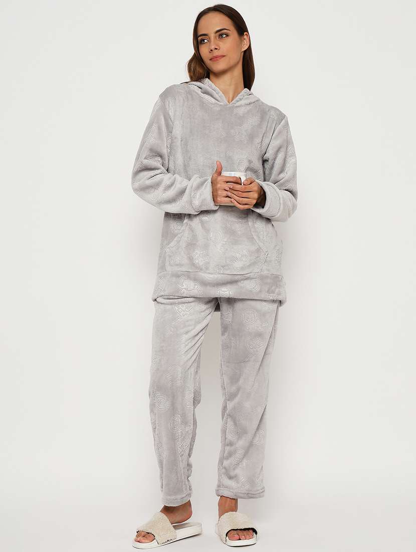 women long sleeve self-designed nightwear set - 21564081 -  Zoom Image - 0