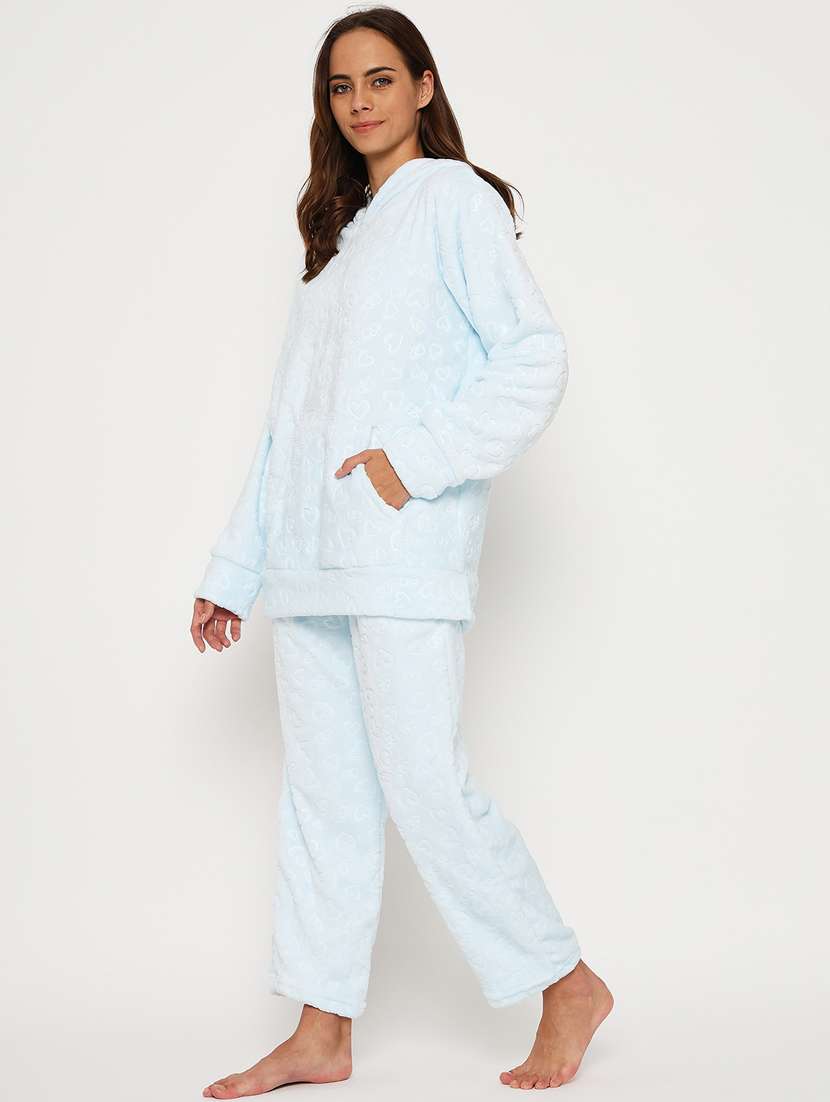women long sleeve self-designed nightwear set - 21564084 -  Standard Image - 3