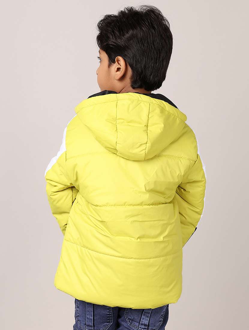 boys color block long sleeve hooded bomber jacket - 21564132 -  Standard Image - 3