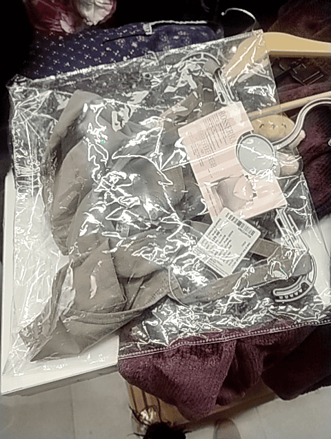 grey single jersey bra - 21564139 -  Zoom Image - 0