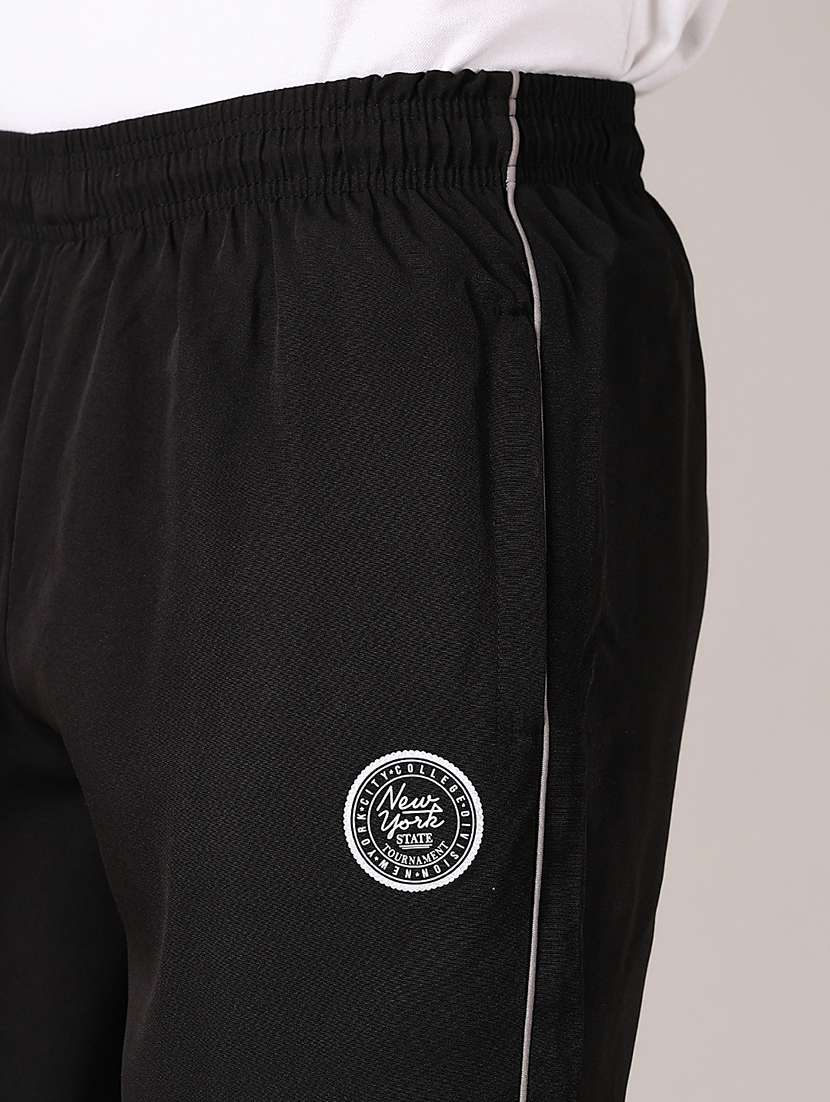 men black solid mid rise short - 21564203 -  Standard Image - 5