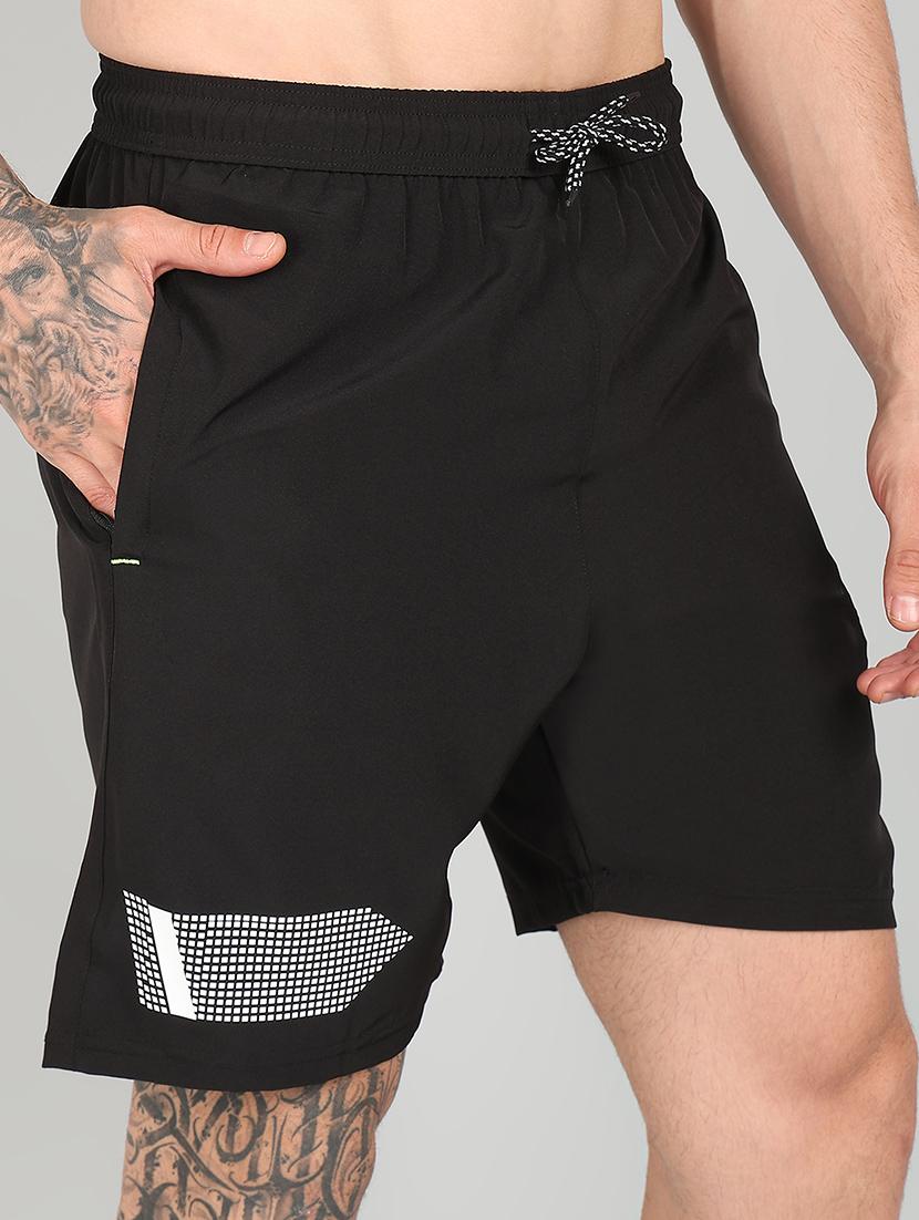 men solid regular fit shorts - 21564679 - Standard Image - 5