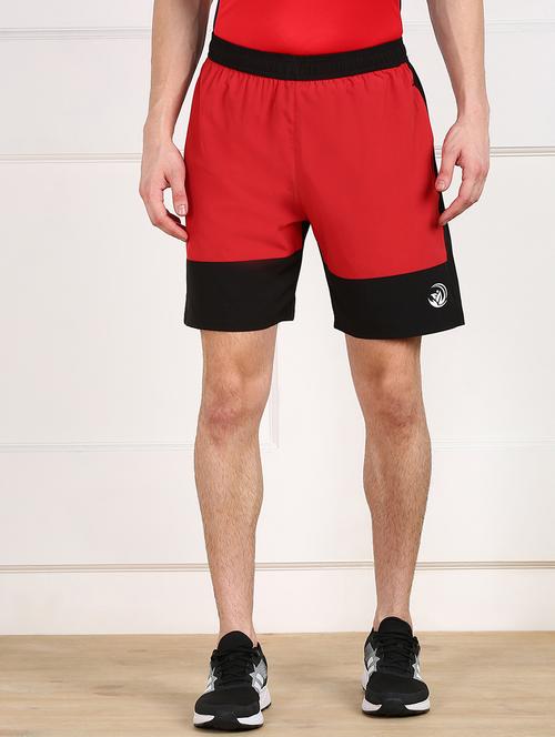men color block regular fit shorts - 21564684 -  Standard Image - 0