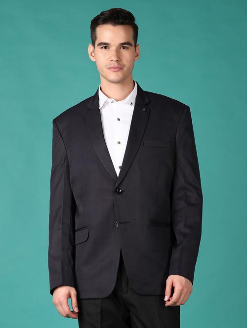 men solid single breasted formal blazer - 21564852 - Standard Image - 0