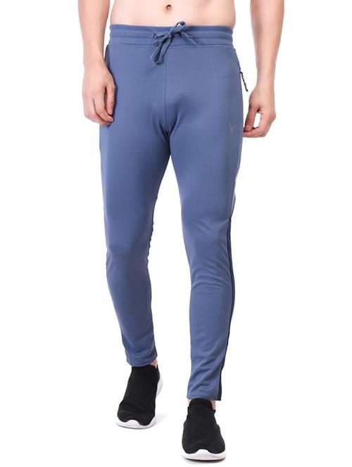 men color block regular fit full length track pants - 21565128 - Standard Image - 0