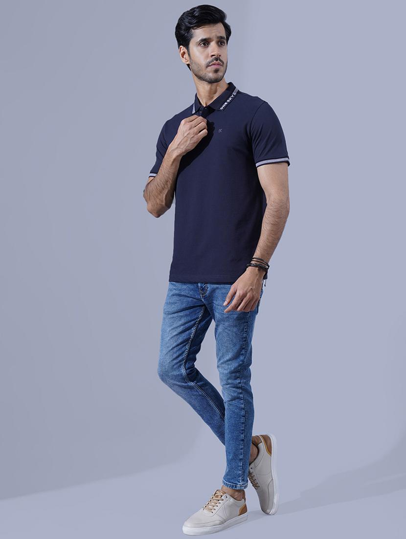 men solid short sleeves polo t-shirt - 21565156 - Standard Image - 3