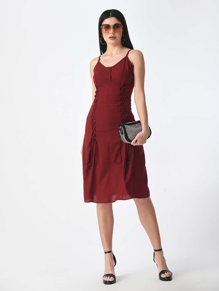 women solid sleeveless sheath dress - 21565503 - Zoom Image - 0