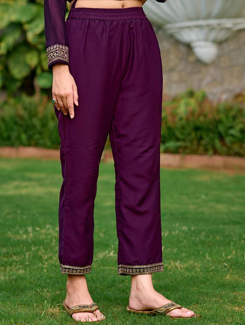 women three quarter sleeve kurta pant with dupatta set - 21565521 -  Standard Image - 3