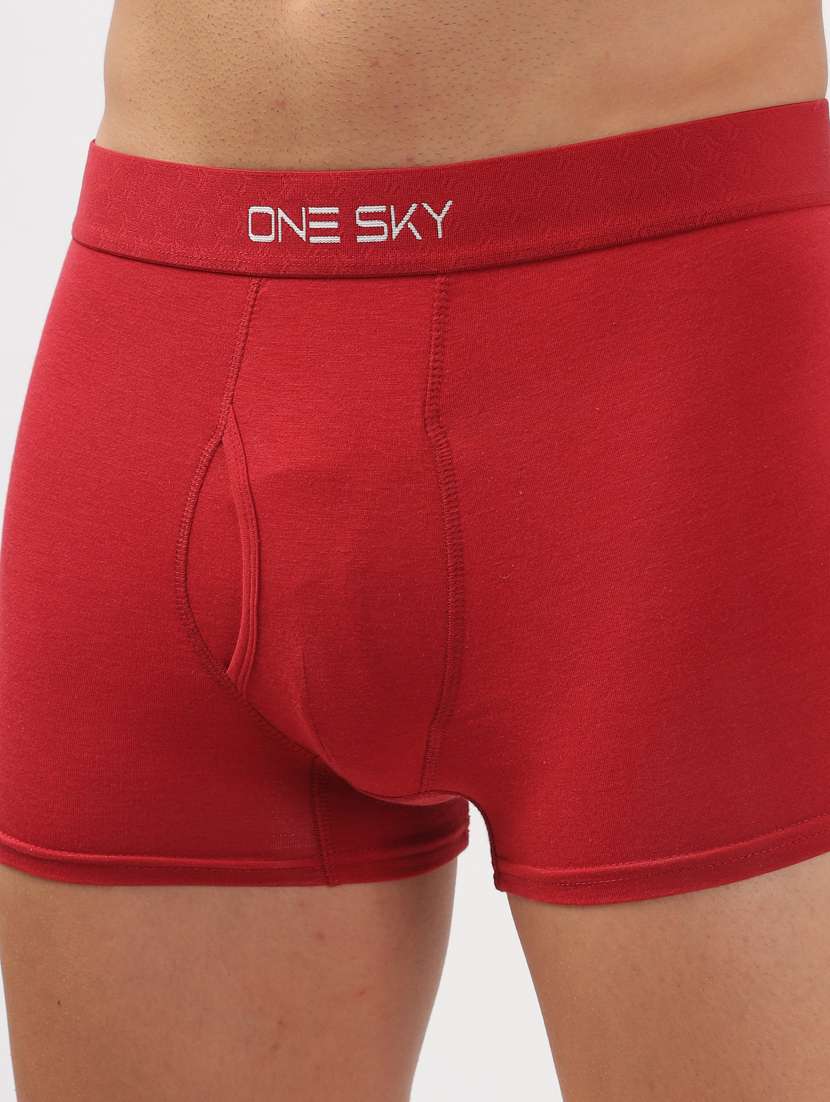 men pack of 3 solid trunks - 21565552 -  Standard Image - 5