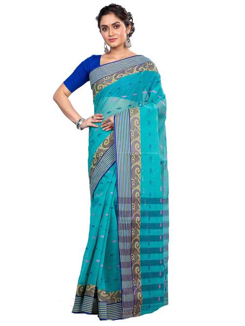 women self design tant saree  - 21566527 -  Standard Image - 0