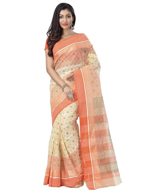 women self design tant saree - 21566564 - Standard Image - 0