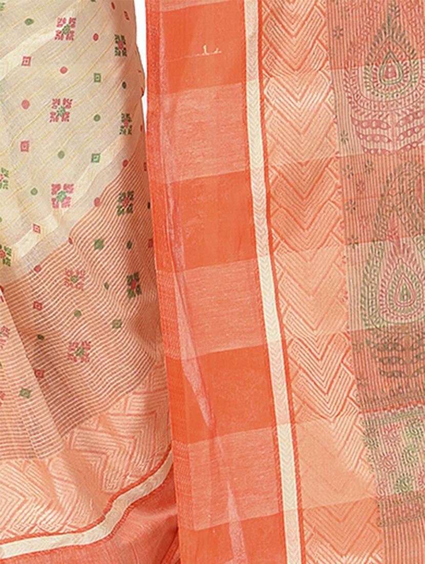 women self design tant saree - 21566564 - Standard Image - 3