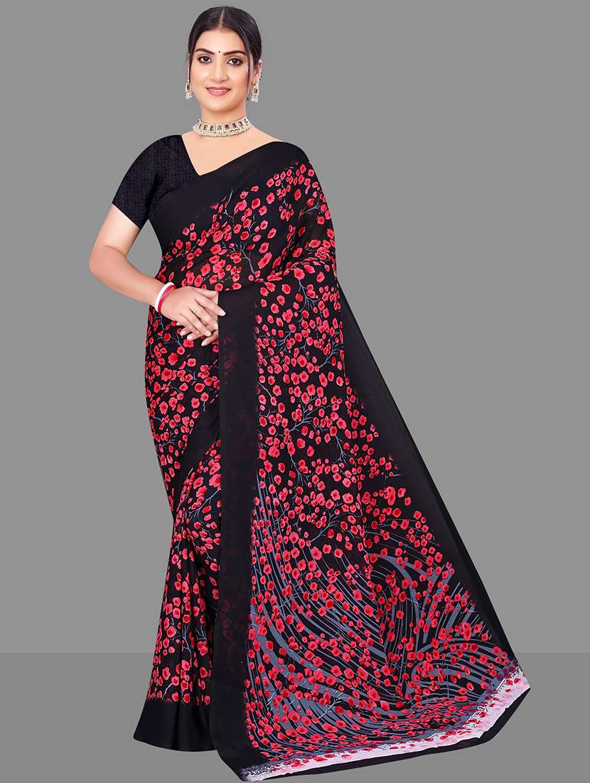 women floral printed saree - 21567554 - Zoom Image - 0