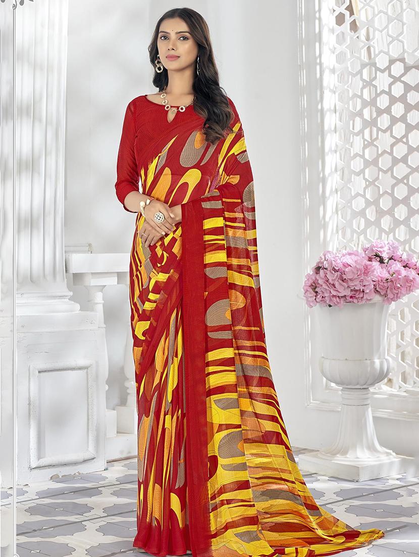 women printed saree  - 21567736 -  Zoom Image - 0