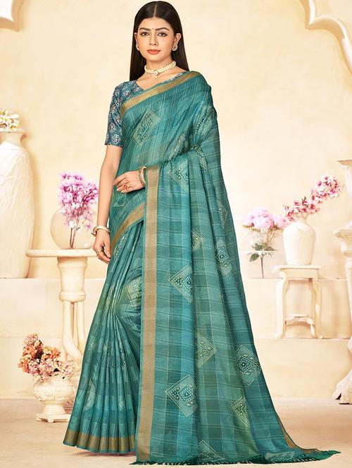 women printed saree - 21567760 -  Standard Image - 0