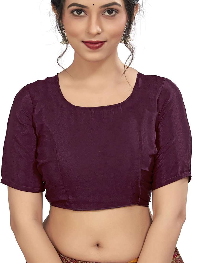 women solid printed bordered saree - 21567776 -  Standard Image - 3