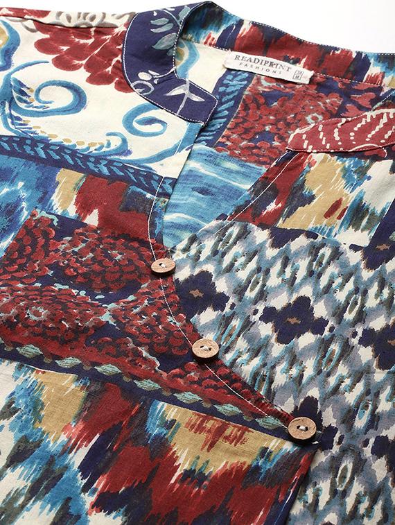 women multi color printed co-ord set - 21567825 - Standard Image - 5
