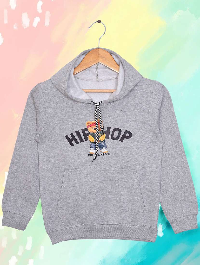 boys long sleeves front print sweatshirt - 21567837 -  Zoom Image - 0
