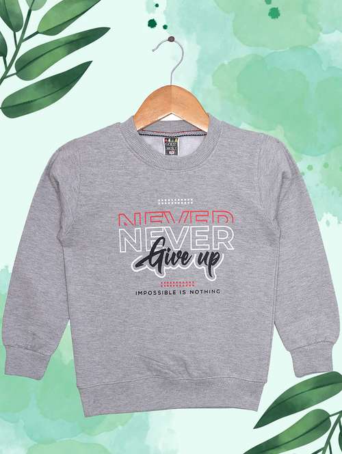 boys long sleeves front & back print sweatshirt - 21567844 - Standard Image - 0