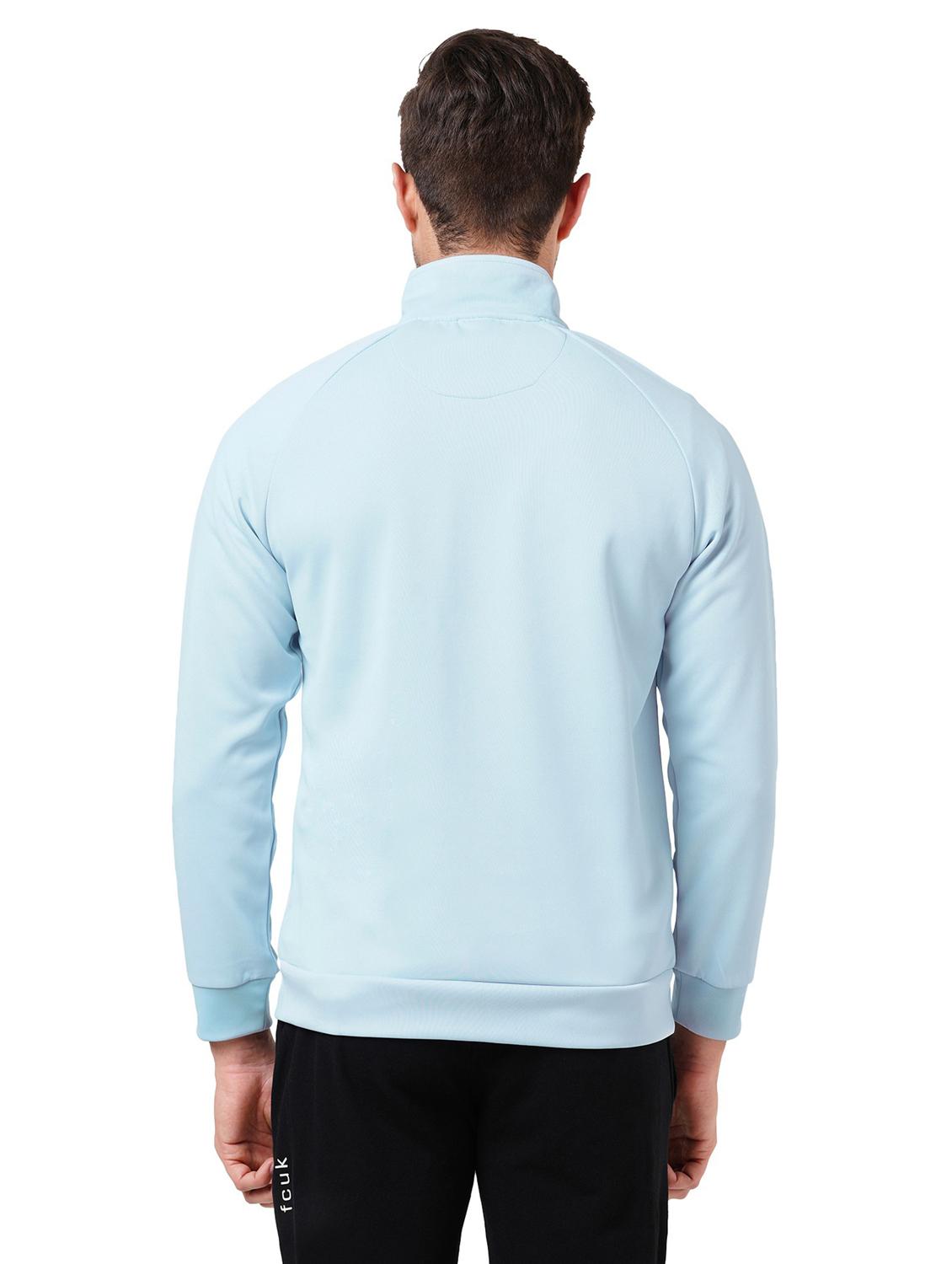blue polyester casual jacket - 21567874 - Standard Image - 3