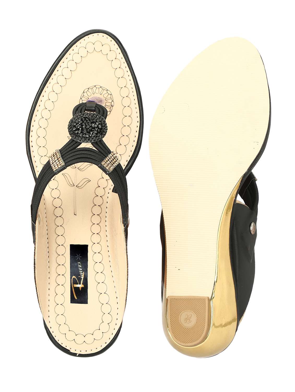 women black platforms wedge - 21568315 -  Standard Image - 3