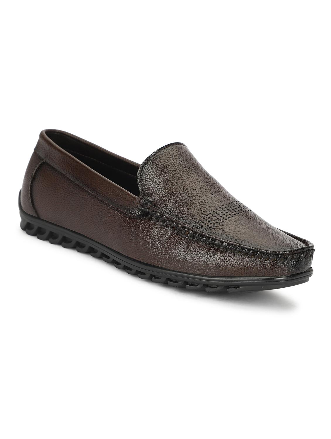 men brown slip on loafers - 21568426 -  Zoom Image - 0