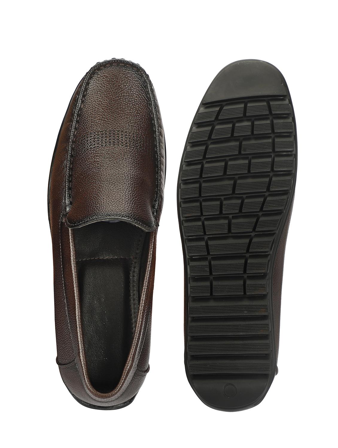 men brown slip on loafers - 21568426 - Standard Image - 3