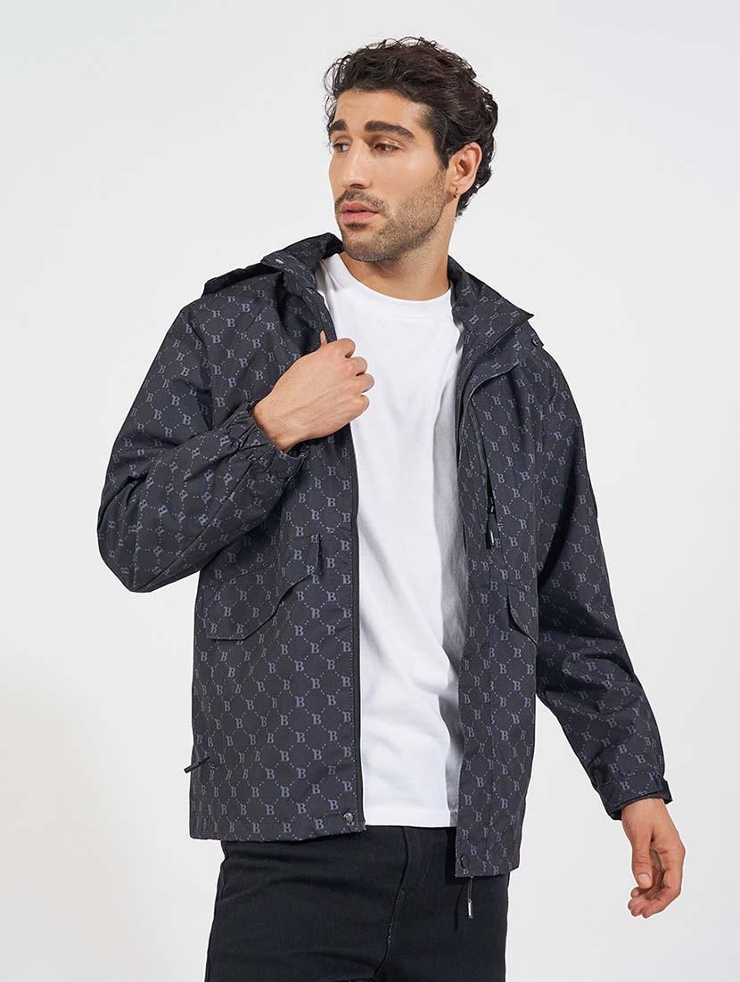 men printed long sleeves casual jacket - 21569242 - Zoom Image - 0