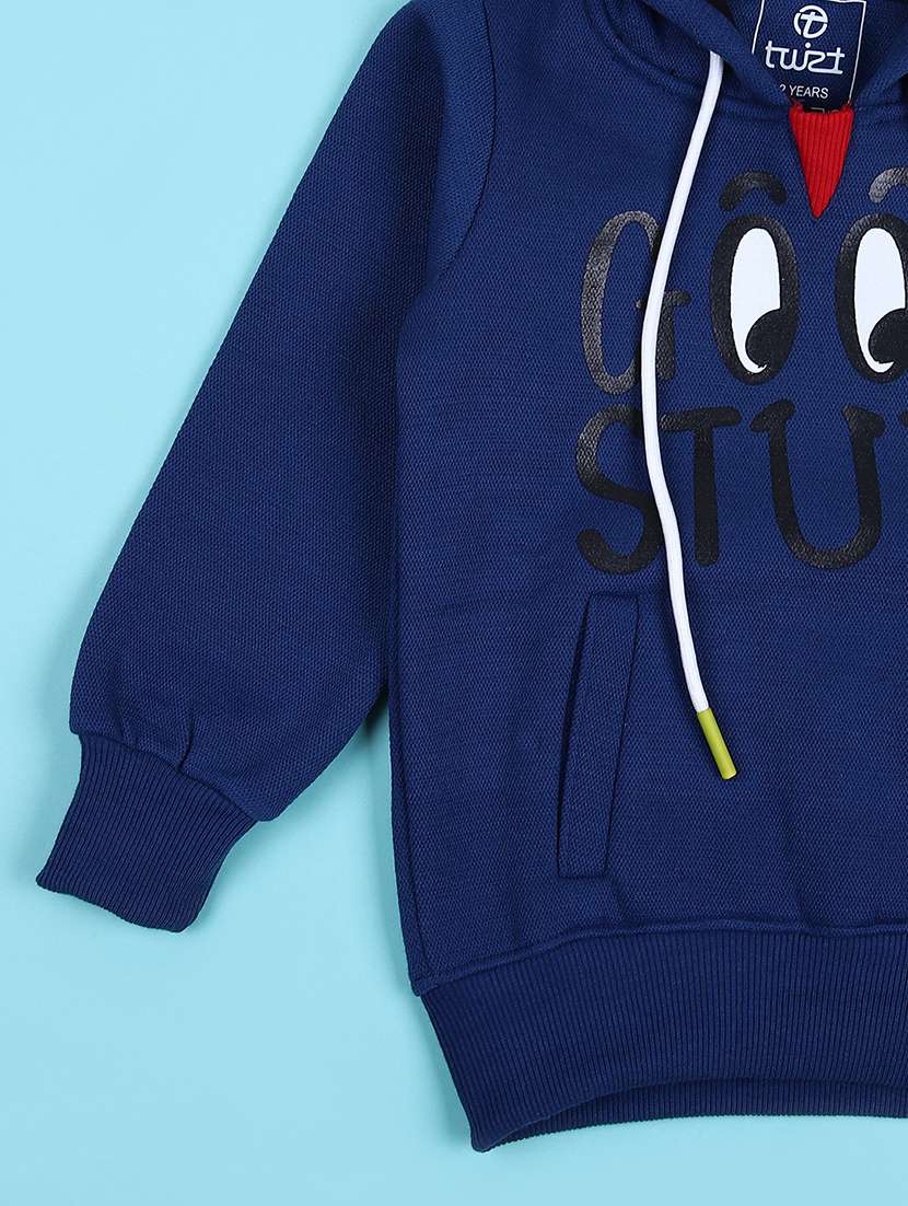 boys long sleeves front print sweatshirt - 21569593 -  Standard Image - 3