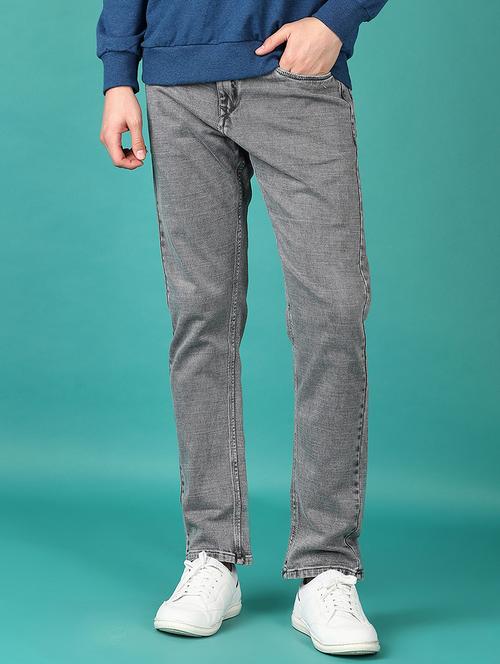 grey cotton jeans - 21569604 -  Standard Image - 0