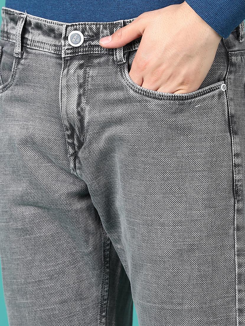 grey cotton jeans - 21569604 - Standard Image - 5