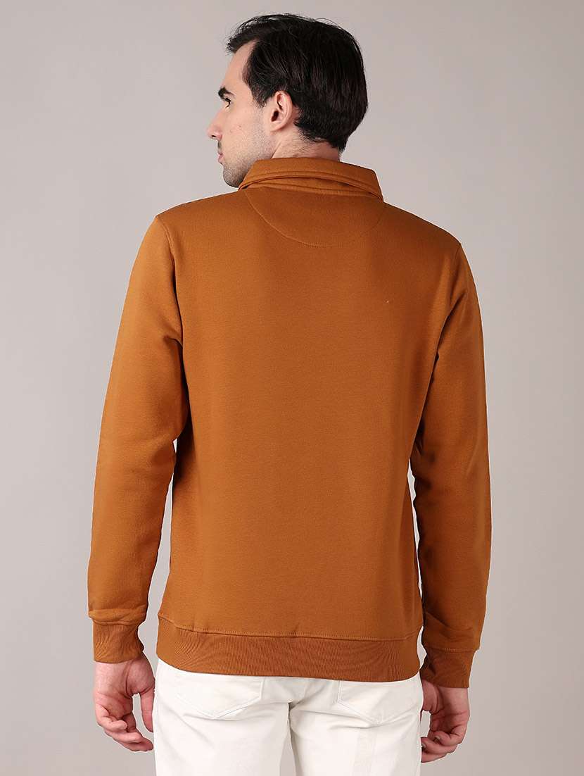 men long sleeve plain sweatshirt - 21569613 -  Standard Image - 3