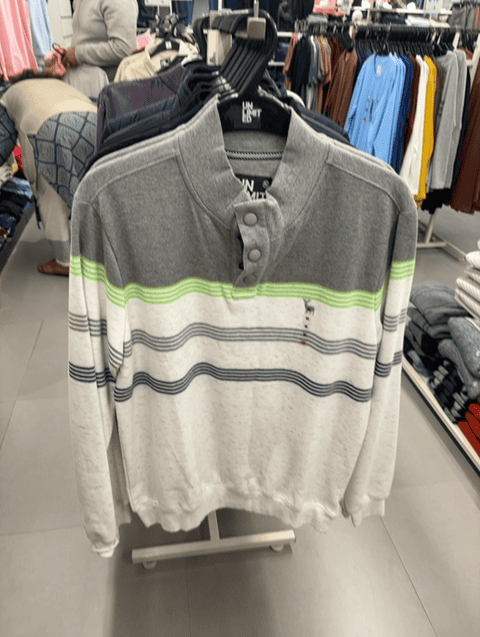 ecru melange polyester cotton fleece sweatshirt - 21569622 - Standard Image - 0