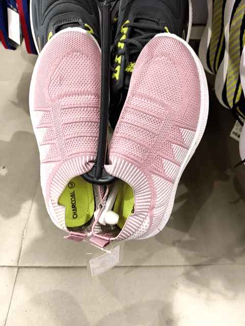 pink textile casual shoes - 21569782 - Standard Image - 0