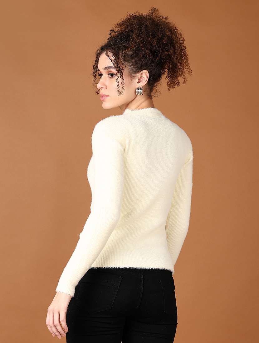 women self design long sleeve cardigan - 21569808 -  Standard Image - 3