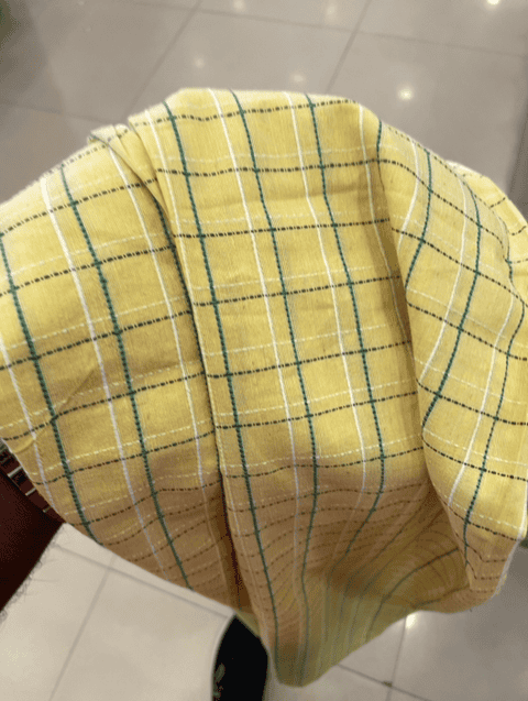 yellow blended cotton palazzo - 21569811 - Standard Image - 0