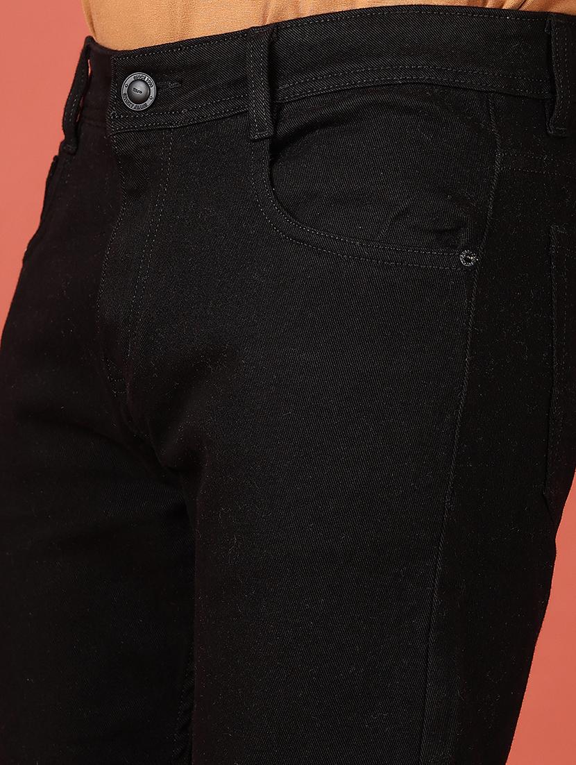 black cotton jeans - 21570277 - Standard Image - 5